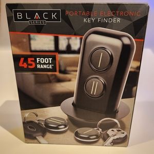 Portable Electronic Key Finders 45 Foot Range Black Series, New